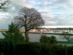 View from Mill Lane - walk down to the sea and look over Bembridge Harbour.